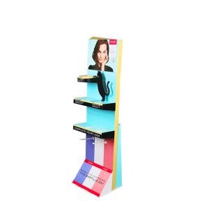 China KBA 164 Cosmetic POP Display Supermarket Cardboard Advertising Stand wholesale