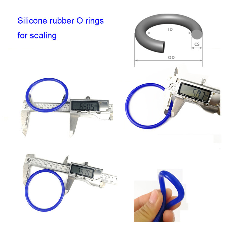 Silicone Rubber High Temperature O Rings Seal Colored Chemical Resistance