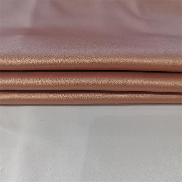 Full Dull Satin Spandex Chiffon Fabric 50dx50d+20d 95gsm Satin Weave Fabric