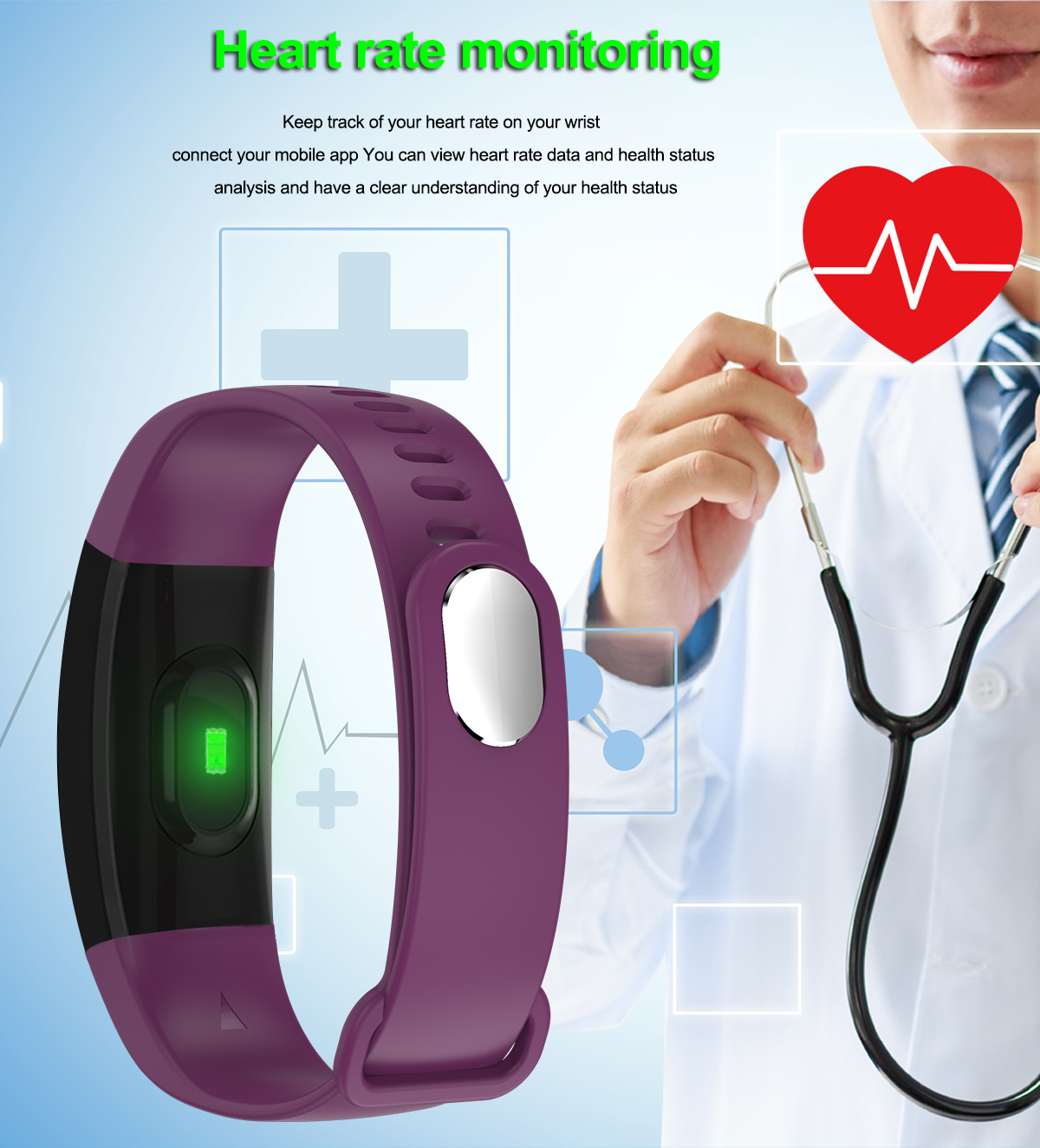 Amazon High Quality Watch F8 HR Series 6 Sports Swimming Sleep Monitoring Smartwatch