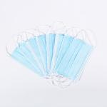 Manufacturer 3 ply colorful disposable face mask with logo price