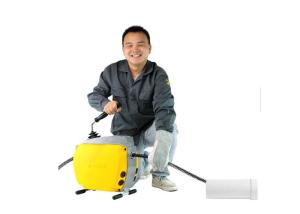 China Ridgid Pipe Grooving Machine Water Sewer Drain Cleaning Machine 750W 460 Rpm wholesale