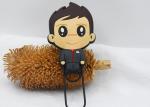 PVC Silicone Cute Cartoon Keychain Character Boys Cartoon Keyring For Schoolbag
