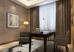 China House Living Room Waterproof Country Style Wallpaper Vinyl with Leaf Pattern wholesale