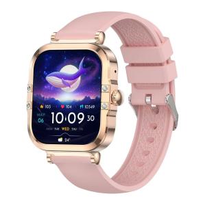 China Wearable Stylish Smartwatch Square Shape Water Resistance Long Battery Life wholesale