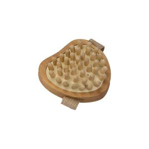 China Pin Wooden Massage Stick Rubber Shoulder Massage Heart Shaped wholesale