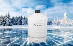 China Alu Alloy Cryogenic Liquid Nitrogen Container 50 Liter For Vaccine Animal Semen wholesale