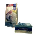 Colorful Moisture-Proof Zipper Lock Aluminum Heat Sealed Flat Bottom Packaging