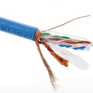 China S/FTP Cat6 Lan Cable Lszh Sheath Data Communication CCA Ethernet Cable wholesale