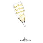 Modern Customized Champagne Flute Glass Transparent 125ml For Home