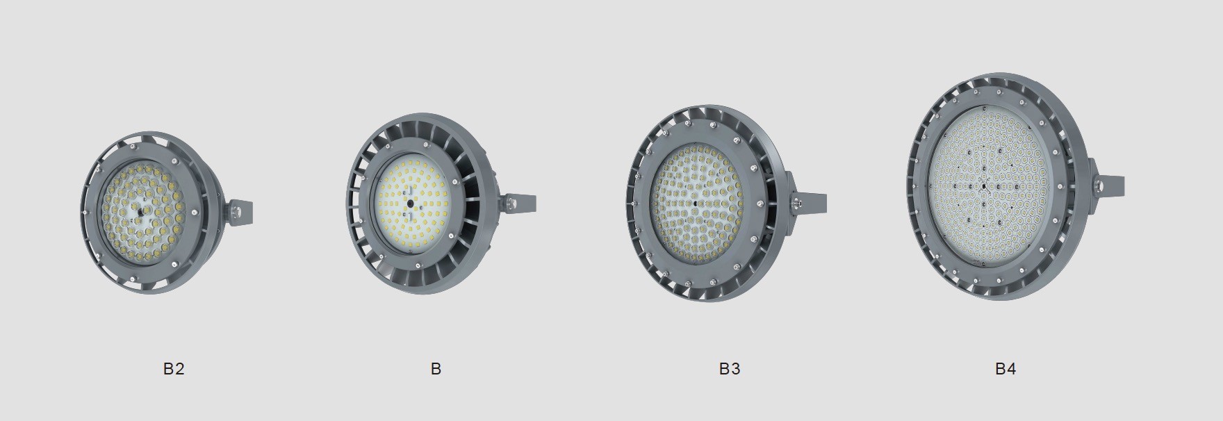 Factory Price Atex Led Explosion Proof Light 300w High Impact Resistance Aluminum Housing Gas Station B SERIES