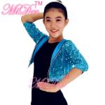 Sequins Hoodies Hip Hop Dance Costumes Jacket Street Dance Costumes Performance