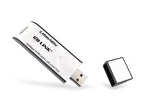 China BL-3321N 300Mbps dual band USB wireless network card 、white、plastic wholesale