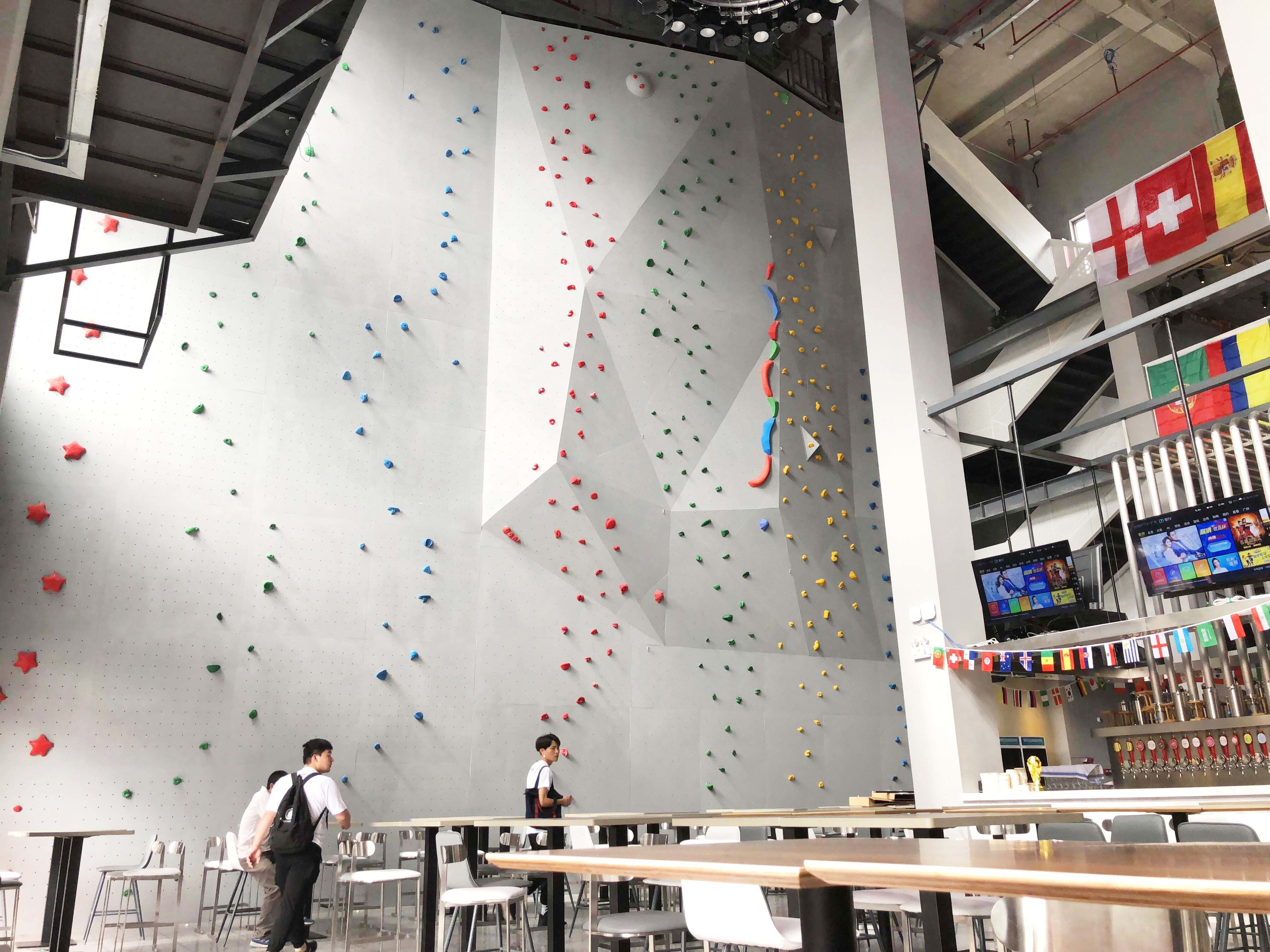Children Indoor Playhouse Rock Climbing Wall Corrosion Resistant Customized