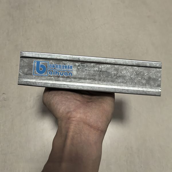 Strong Load Capacity Galvanized Metal Furring Environmental Friendly And 0.3mm-1.2mm Thickness For Durable Construction