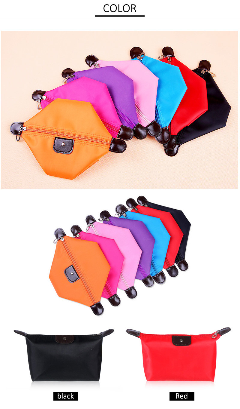 Customizable Eco Friendly Polyester Makeup Cosmetic Bags