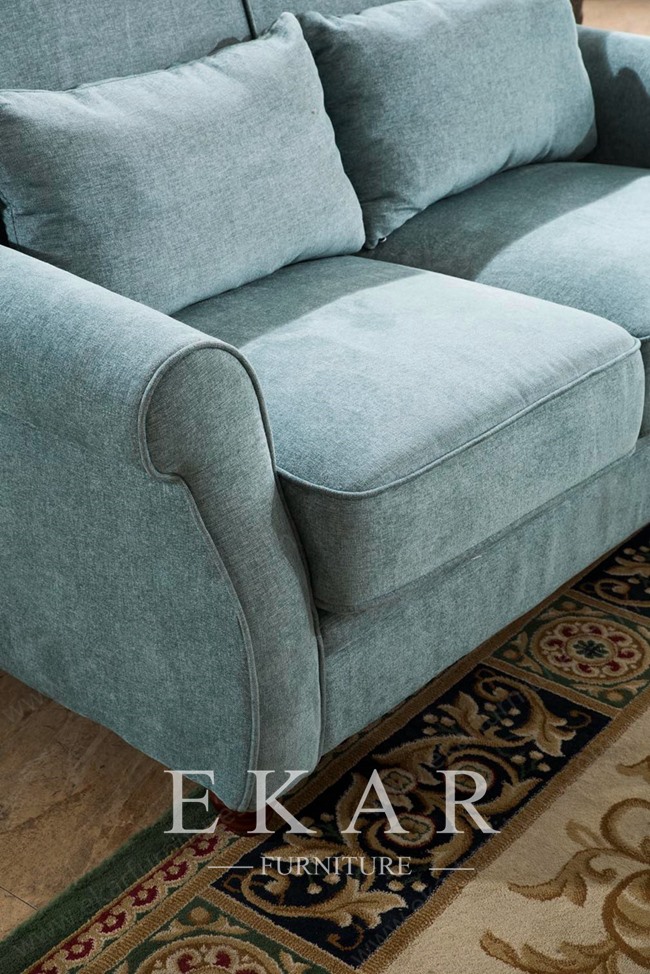 Upholstered Furniture Living Corner Sofa Set Designs Chesterfield Sofa LM001