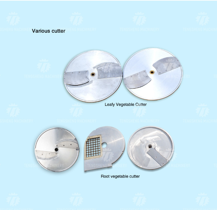 2.25kw 1000kg/h Vegetable Cutter Potato Slicer Machine