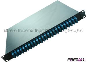 China 48 Fibers Swing Out Fiber Optic Patch Panel Rotate Fiber Distribution Box SC DX wholesale