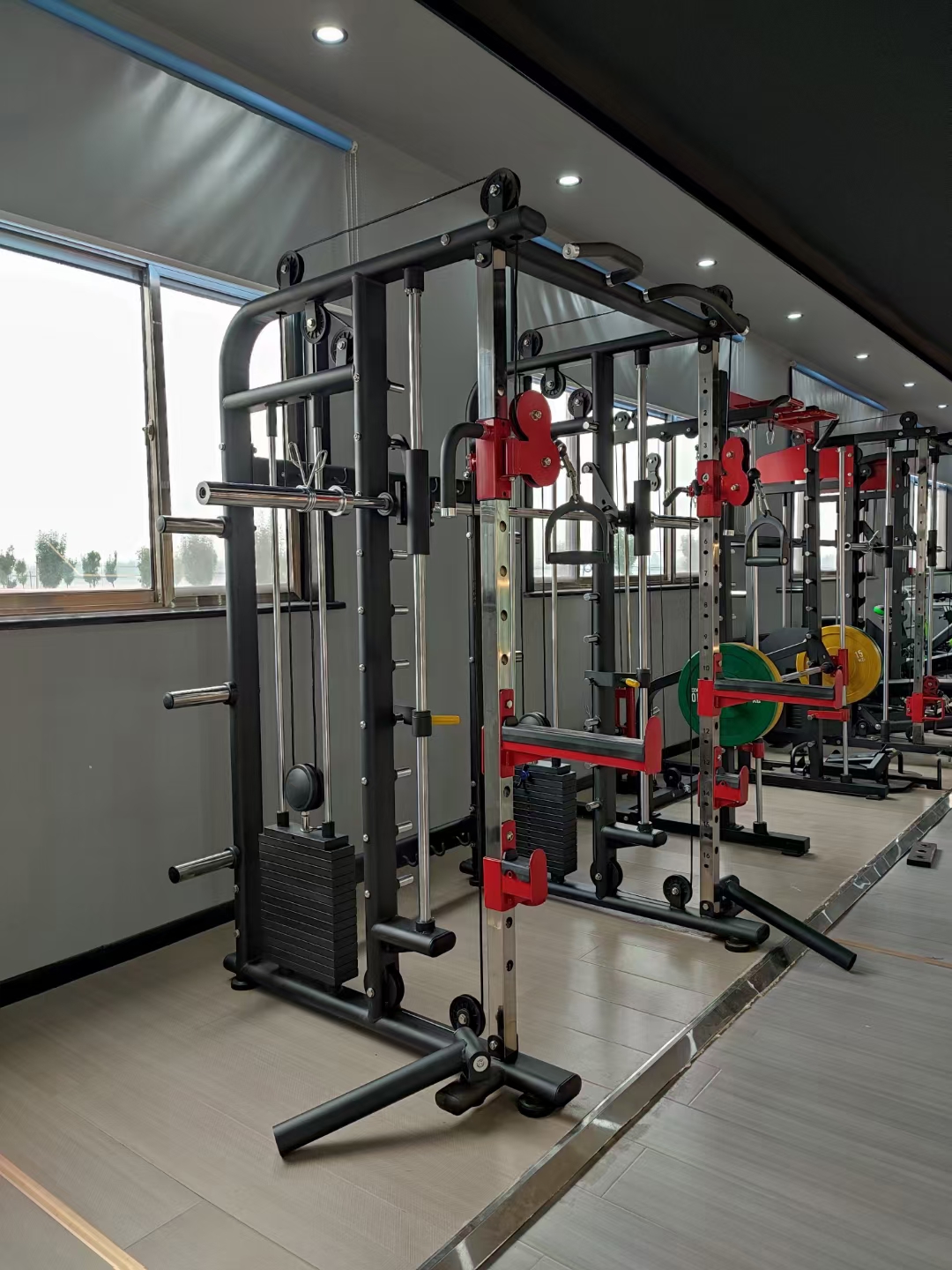 Home Commercial Gym Equipment Smith Machine Cage Large Loader