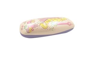 China Fairy Tale Leather Pink Kids Eyeglass Case With Hot-Stamped Logo wholesale