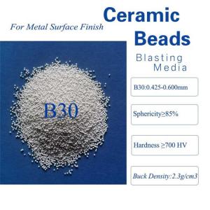 China 65 HRC Mold Cleaning 2.3g/Cm3 B30 Ceramic Bead Blasting wholesale