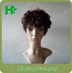 China 7A Black Deep Wave Natural Human Hair Wigs No Shedding No Tangle For Black Women wholesale