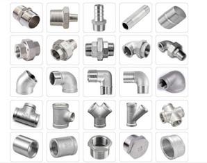 China 150 PSI BSPT Threaded Equal Tee 304L Stainless Steel Reducing Tee Pipe Fitting wholesale