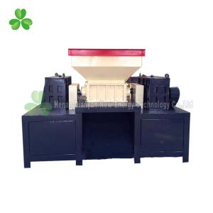 China Industrial Municipal Solid Waste Shredder Machine / Two Shaft Shredder 11×2KW wholesale