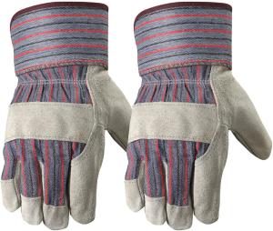 China Palm Tig Welding Cow 100% Split Cowhide Leather Gloves Unlined wholesale