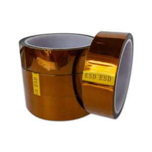 China High Temperature Polyimide Film Silicone Adhesive Anti-static Kapton Tape wholesale
