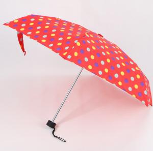 China 19 Inch Mini Pocket Compact Travel Umbrella For Promotional Events Uv Coating Inside wholesale