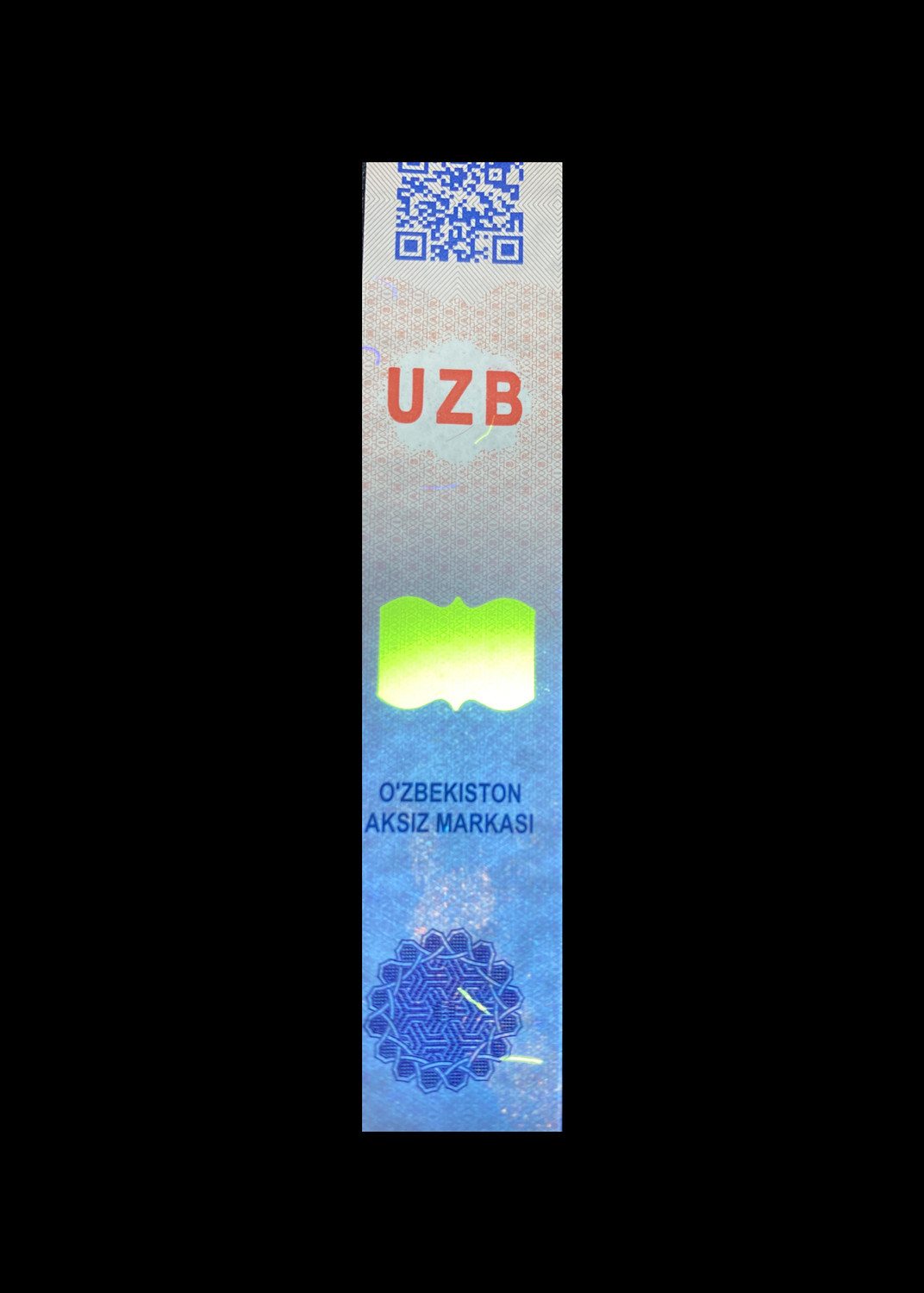 Bronzing Fluorescence Label Anti Counterfeit Wine Glass Bottle Label Printing