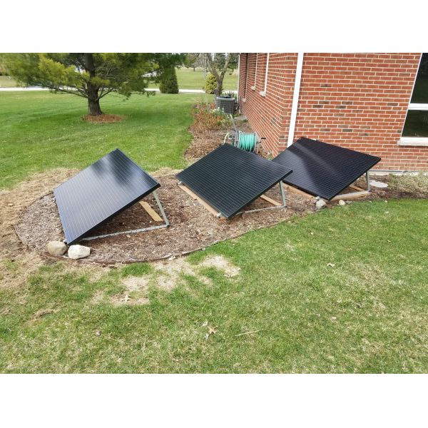 Aluminum Adjustable Triangle Racks for Flat Roof Solar Panel Energy Bracket Mounting