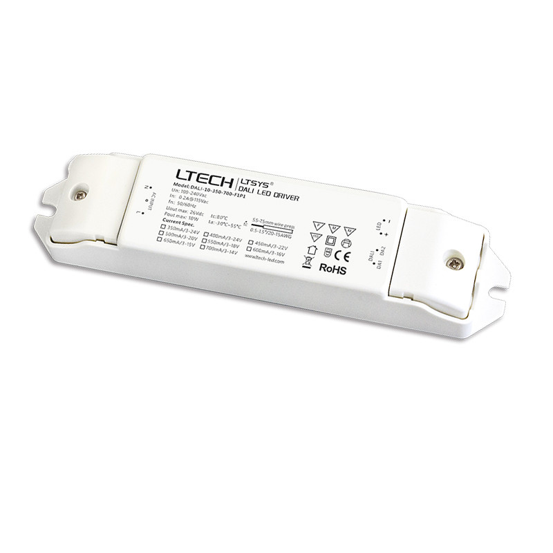 Dali Dimmable Driver AC 100-240V,350-700mA 10W Constant Current Power Driver