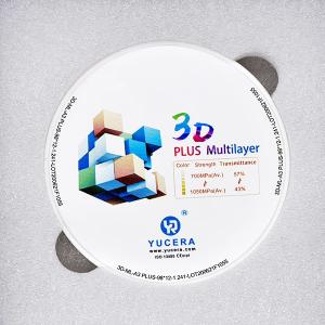 China 900MPA 49% Translucent 3D Multilayer Zirconia Block wholesale