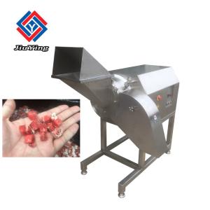 China 3 Dimension 1500KG/H 15mm Frozen Meat Dicing Machine wholesale