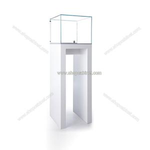 China Free Standing Modern Display Wooden Glass Jewelry Display Cabinet wholesale