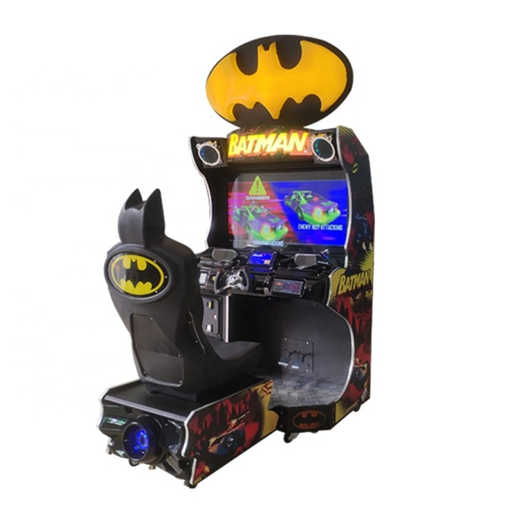 Batman Simulator Racing Arcade Machine For Kid ' S Playground 12 Months Warranty