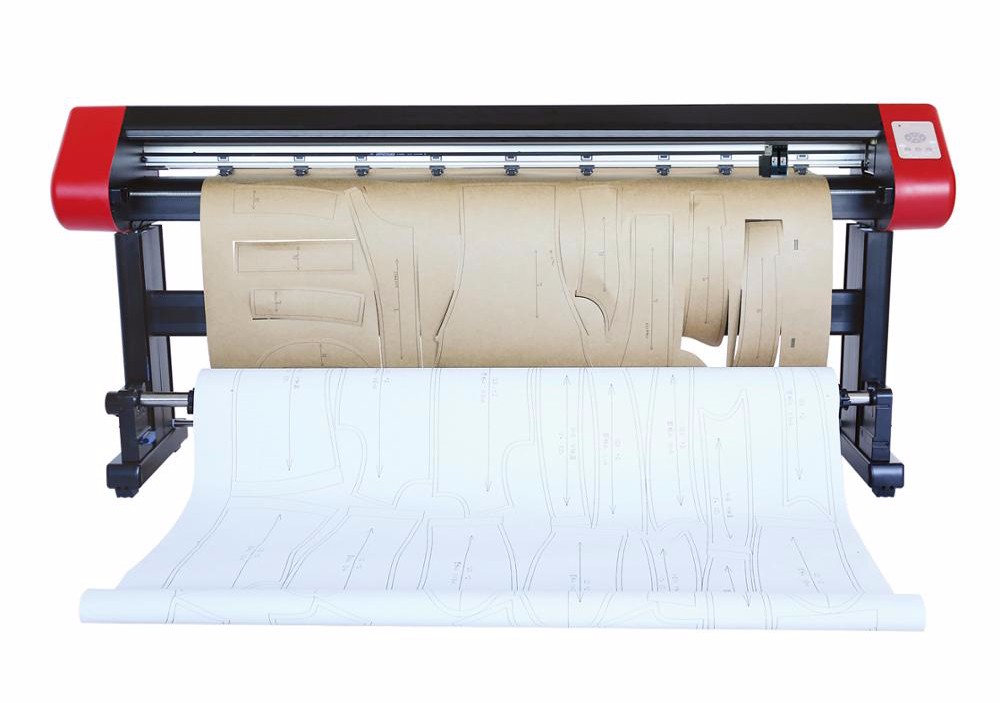 Double Heads Fabric Cutting Plotter Aluminium Alloy With High Stepping Motor