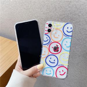 China Girls Gift Cute Flexible Smiley Anti Fall Phone Case For Iphone 11 Pro Max wholesale