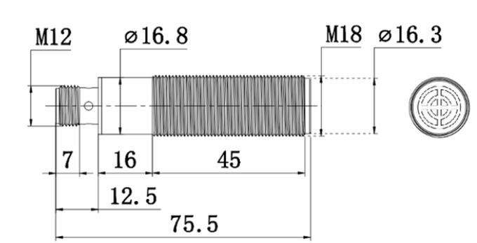 13.56MHz RTU 485 Communication Rfid Embedded Reader For Factory Automation 1