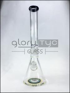 China Dazzling Thread Glass Smoking Pipe Trendy Healthy Classic Glass Hookah Beaker Wat wholesale