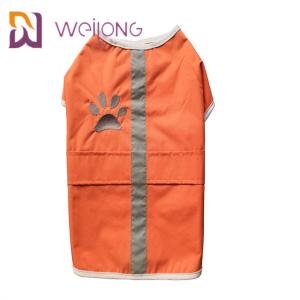 China Embroider Print Polar Fleece Lined Dog Raincoat Dog Rain Suit wholesale