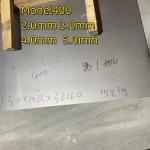 ASTM B127 Monel 400 Sheet Copper Nickel Alloy 400 (UNS N04400) Sheet and Plate
