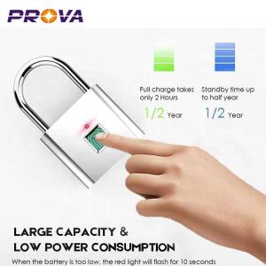 China IP65 Waterproof Fingerprint Scanner Device With USB Charging Battery wholesale