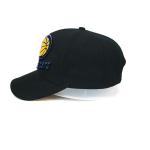 Black Metal Buckle Rubber Patch 52cm 5 Panel Baseball Hat