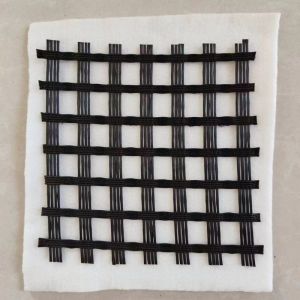 China Roadbridge Civil Engineering Composite Geogrid With Fiberglass Geogrid And Geotextile wholesale