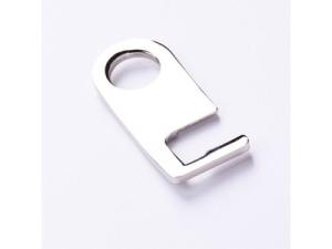 China Custom Die Casting Silver Blank Bottle Opener,Personal die casting zinc aloy blank metal beer bottle opener, nickle plat wholesale
