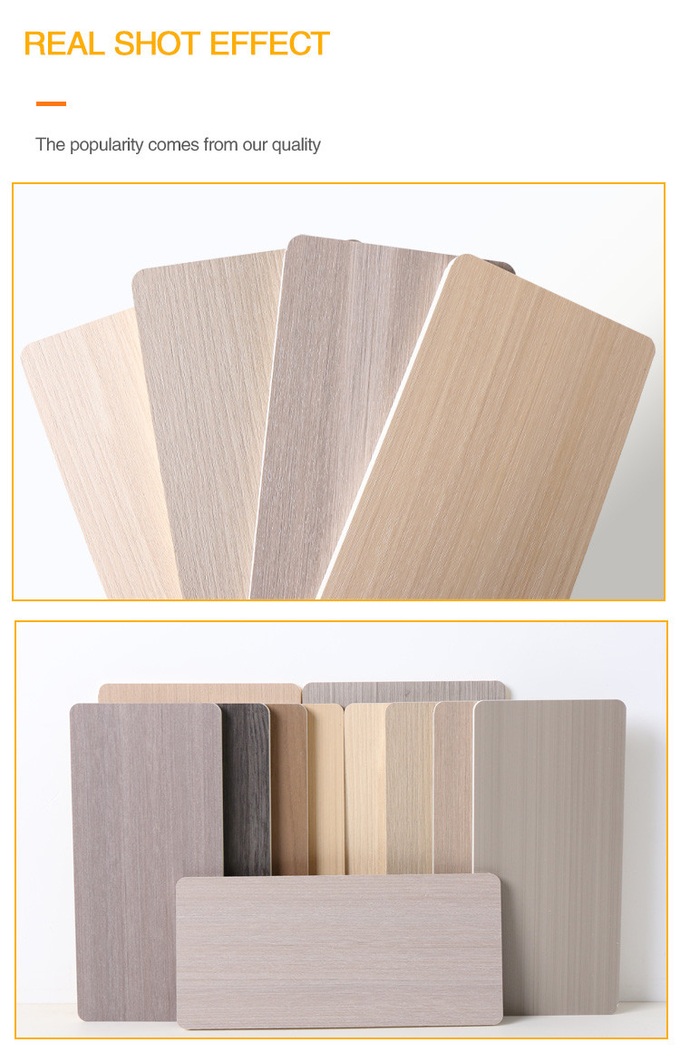 Flame Retardant Formaldehyde Free Wood Grain Bamboo Charcoal Wood Veneer Sheets